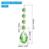 Unique Bargains Crystal Pendants Teardrop Beads for DIY Lamp Arts Crafts Decoration 6 Pcs - 2 of 4