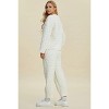 I am a Fashion Junky Double Take Full Size Texture Round Neck Long Sleeve Top and Pants Set - 2 of 4