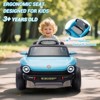 Kids Electric Vehicle Licensed Volkswagen | 12V Ride-On Toy with Remote Control | LED Lights, MP3, and Bluetooth | for Boys and Girls - 3 of 4