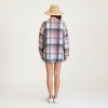 Anna-Kaci Women’s Plaid Button Front Shirt Jacket with Soft Corduroy Contrast Long Sleeves Chest Pocket Detail - 4 of 4