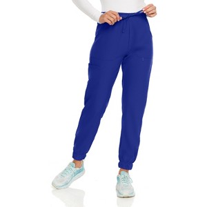 Hey Collection Women Medical Scrubs Jogger Pants with 4 Pockets and 4-Way Stretch - 1 of 4