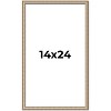 PosterPalooza | Minimalist Silver Picture Frame - UV Acrylic, Foam Board Backing, Hanging Hardware - 2 of 4