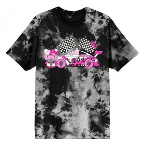 Adult Hello Kitty Race Day Tie-Dye T-Shirt - 1 of 2
