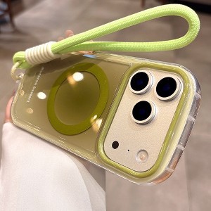 HTUTWOO Gradient Case for iPhone 17 Pro Max with Lanyard, Cute Magnetic Shockproof Phone Protective Cover - 1 of 4