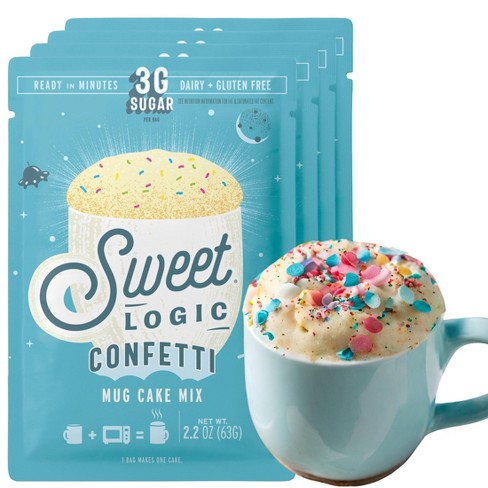Sweet Logic Gluten Free Protein Chocolate Cake Mug Cake Mixes - 4ct/1 ...