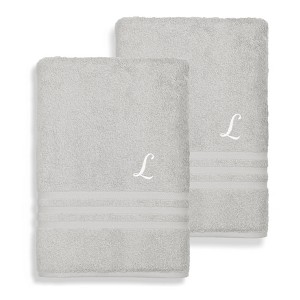 Linum Home Textiles 100% Turkish Cotton 2PC Denzi Bath Towel Set - 1 of 1