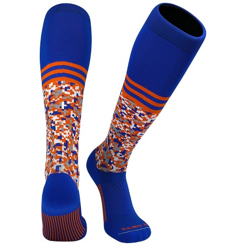 Men's Creative Blue & Orange Camouflage Socks main image 0