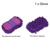 Unique Bargains Home Cleaning Microfiber Chenille Sponge Mitten 9.06" x 5.12" x 2.36" - 3 of 4