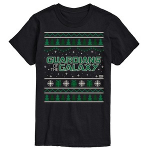 Men's - Marvel - Guardians Of The Galaxy Sweater Short Sleeve Graphic T-Shirt - 1 of 4