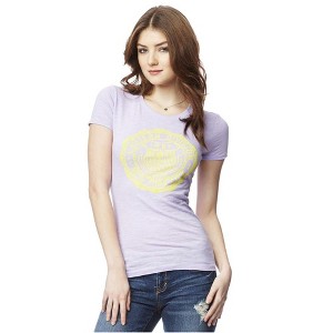 Aeropostale Womens Eastern Division Graphic T-Shirt, Purple, Small - 1 of 1