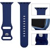 Worryfree Gadgets Silicone Sports Band for Apple Watch 38/40/41mm iWatch Band Series 8 7 6 5 4 3 2 1 & SE - 3 of 4