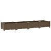 vidaXL Raised Bed 63"x15.7"x9.1" Polypropylene - 2 of 4