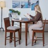 Gripper 2pk 17"X17" Klear Vu Tyson Non Slip Universal Overstuffed Dining Chair Cushions - 4 of 4