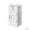 Kumasinova Modular Bottle Bar Cabinet with 1 Door&2 Drawers,Modern Beverage Cabinet for Dining Room,Space-Saving Kitchen Buffet Server - 3 of 4