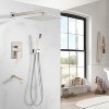 PROOX 2-Handle 3-Spray Wall Mount Tub and Shower Faucet with 10" Rain Shower Head - 2 of 4
