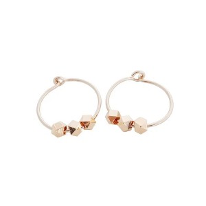Comet Hoops in Gold, Rose Gold, Silver - Honeycat - 1 of 4