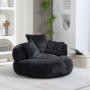 CENGHU Lazy Sofa Comfort Chenille Lounger Bean Bag Chair Couch With 3 Pillows for Adults and Kids Sofa Chair for Living room Bedroom - 1 of 4