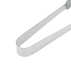 Unique Bargains Food Tongs Silicone Head Ice Tongs Sugar Cube Clip Food Tong Dishwasher Safe 304 Stainless Steel Silicone 5 Inch 1Pcs - 3 of 3