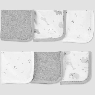 Baby Animals Washcloth Set - Just One You® made by carter's Gray