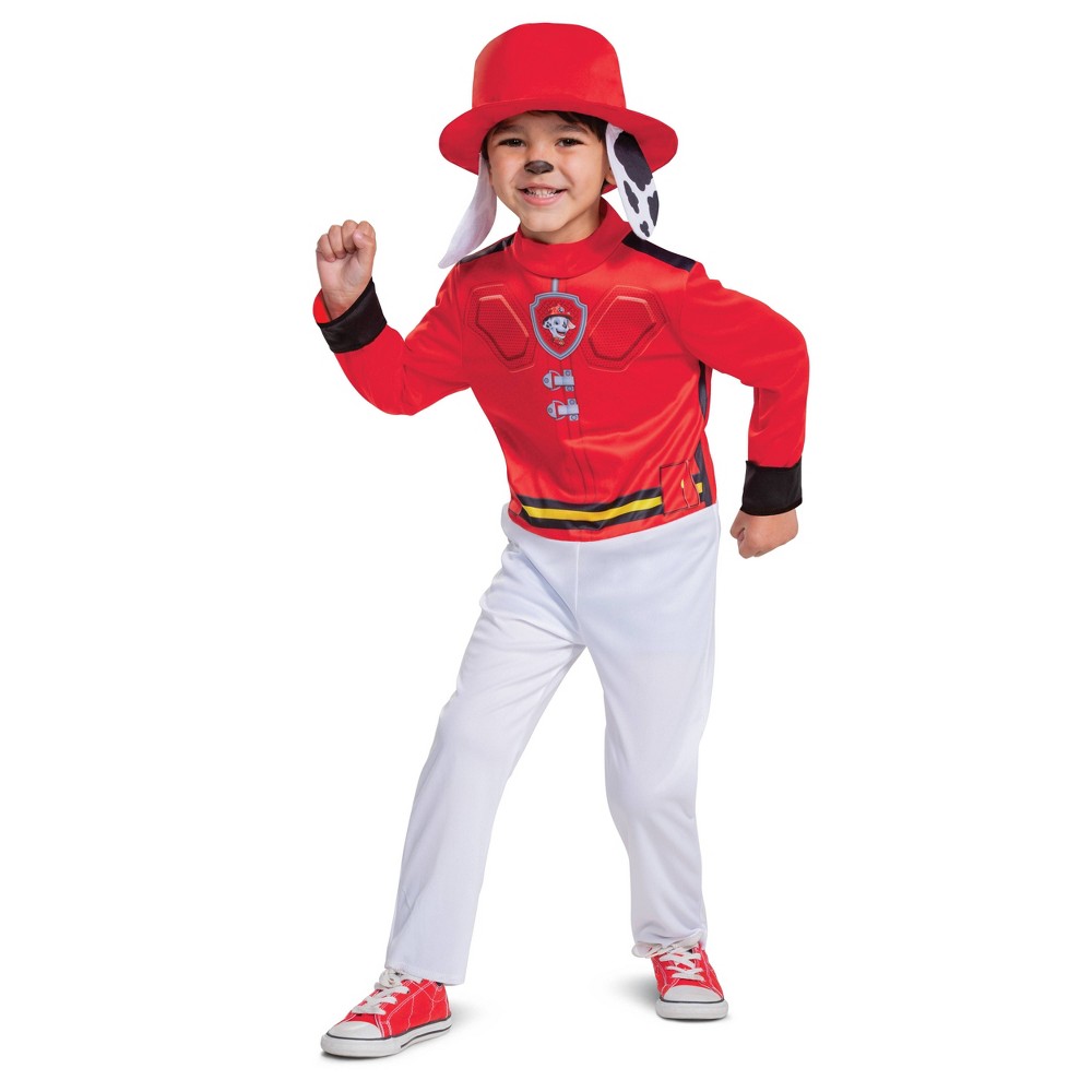 Disguise Toddler Girls Paw Patrol Marshall Puppy Dog Costume Jumpsuit & Hat 3-4T