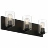 Access Lighting Oslo 3 - Light Vanity in  Matte Black - 3 of 4
