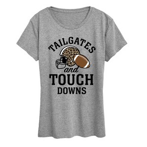Women's - Instant Message - Tailgates Touchdowns Short Sleeve Graphic T-Shirt - 1 of 4