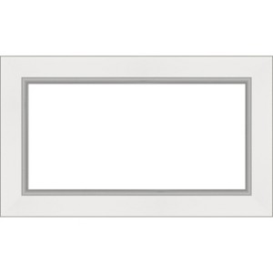 Amanti Art Eva Black Silver Framed Dry Erase Magnetic Board - 1 of 4