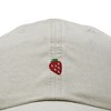 Dalix Lil Strawberry Embroidered Cotton Summer Outdoor Baseball Cap Dad Hat Womens - 2 of 4