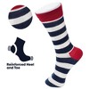 Alpine Swiss Mens Dress Socks 6 Pair Crew Sock Cotton Dress Socks for Men Solid Ribbed Argyle Pattern Multicolor Fun Designs - 4 of 4