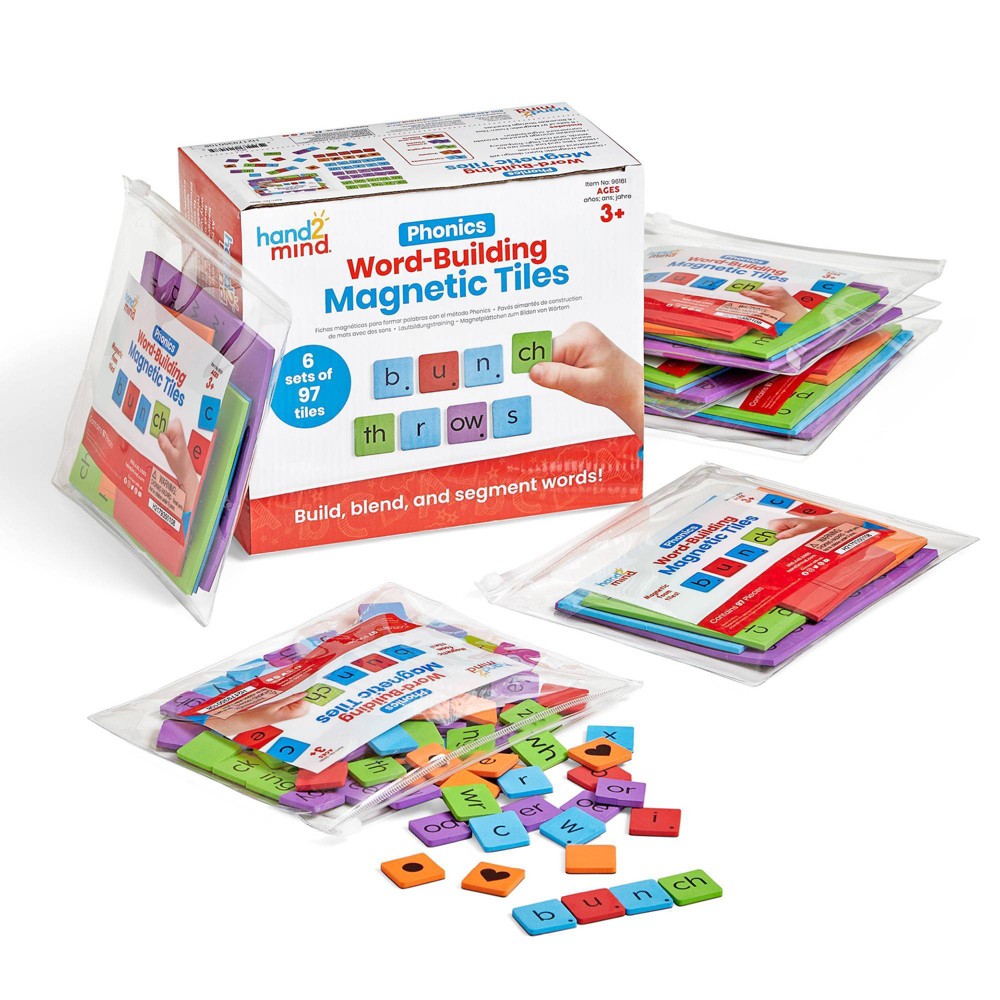 Photos - Educational Toy Hand2Mind Phonics Word-Building Magnetic Tiles