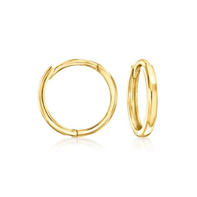 Pure Collection by Ross-Simons Italian 14kt Yellow Gold Charm-Compatible Huggie Hoop Earrings