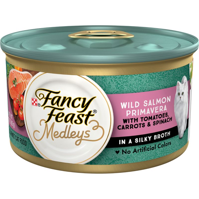 Purina Fancy Feast Medleys in a Classic Sauce Gourmet Wet Cat Food - 3oz, 1 of 8