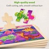Wooden Puzzle, Exercise Hands-on Ability, Focus, and Creative Pattern Design 24PCS - 4 of 4