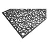 HomeRoots 36" X 72" Black Scrollwork Outdoor Rubber Door Mat - 4 of 4