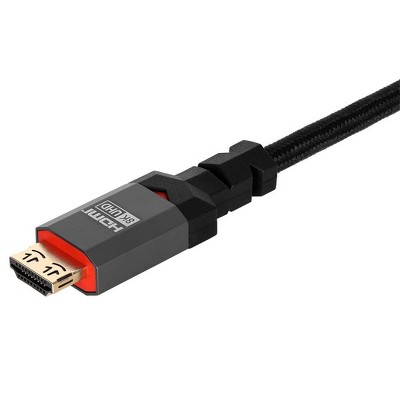 6-Foot Black Braided Ultra High Speed HDMI Cable