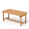 Captiva Designs 1pc Acacia Wood Patio Expandable Table with 1.96" Umbrella Hole - 3 of 4