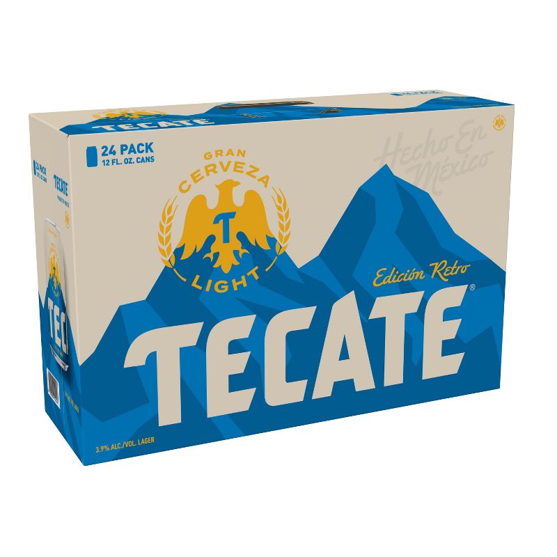 Tecate Light Beer - 24pk/12  fl oz Cans, 1 of 8