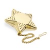 Pinky Up Star Shaped Tea Ball, Reusable Loose Leaf Tea Infuser, Brew Tea with Ease, Stainless Steel, Gold - 4 of 4