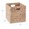 Best Choice Products 13x13in Hyacinth Storage Baskets, Set of 5 Multipurpose Collapsible Organizers - 2 of 4