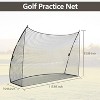 10 x 7 FT Portable Golf Practice Net with Bag, Hitting Golf Nets for Backyard, Personal Driving Range for Swing Chipping, for Outdoor Indoor Use - 2 of 4