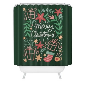Bigdreamplanners Merry Christmas I Shower Curtain - Deny Designs - 1 of 3