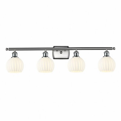 White Venetian - 4 Light Bath Vanity In Modern Style-9 Inches Tall and 36 Inches Wide