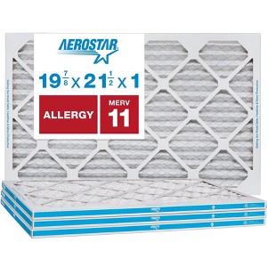 Aerostar AC Furnace Air Filter - Allergy - MERV 11 - Box of 4 - 1 of 4
