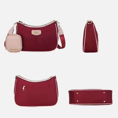 MKF Collection Crossbody Bag with Removable Pouch, Freya | MKF Collection by Mia K - Black — фото 4