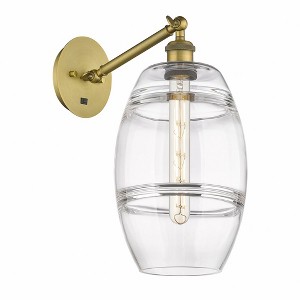 Vaz - 1 Light Arm Adjusts Up and Down Wall Sconce In Industrial Style-9.88 Inches Tall and 8 Inches Wide - 1 of 1