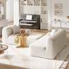 NicBex Couches for Living Room Modern Large L-Shape Modular Sectional Sofa Free Combination Upholstered 3-seater Sofa with Pillows - 2 of 4
