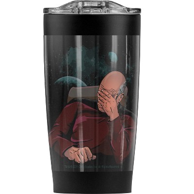 Star Trek Facepalm Steel Tumbler 20oz Coffee Travel Mug