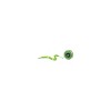 JAM Paper Double Faced Satin Ribbon Lime Green (807SALIGR25) - 3 of 4