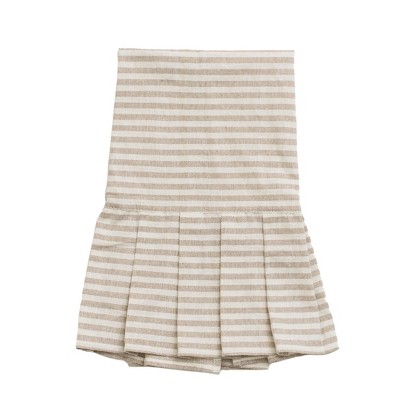 Sweet Water Decor Neutral Tan Stripe Turkish Hand Towel - 19x35 : Target