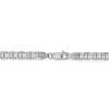 Black Bow Jewelry 4.4mm Solid Concave Anchor Chain Bracelet in 14k White Gold - 3 of 4